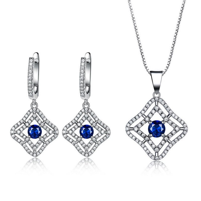 925 sterling silver sapphire