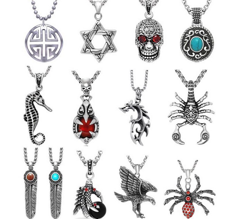 Stainless Steel Pendants Unique Styles For Men