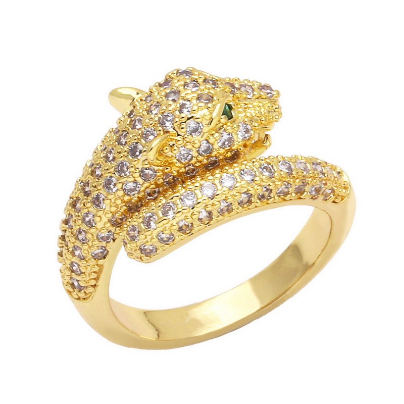 Animals Gold Plated Brass Ring-VENUSACC Animals Gold Plated Brass Ring-VENUSACC