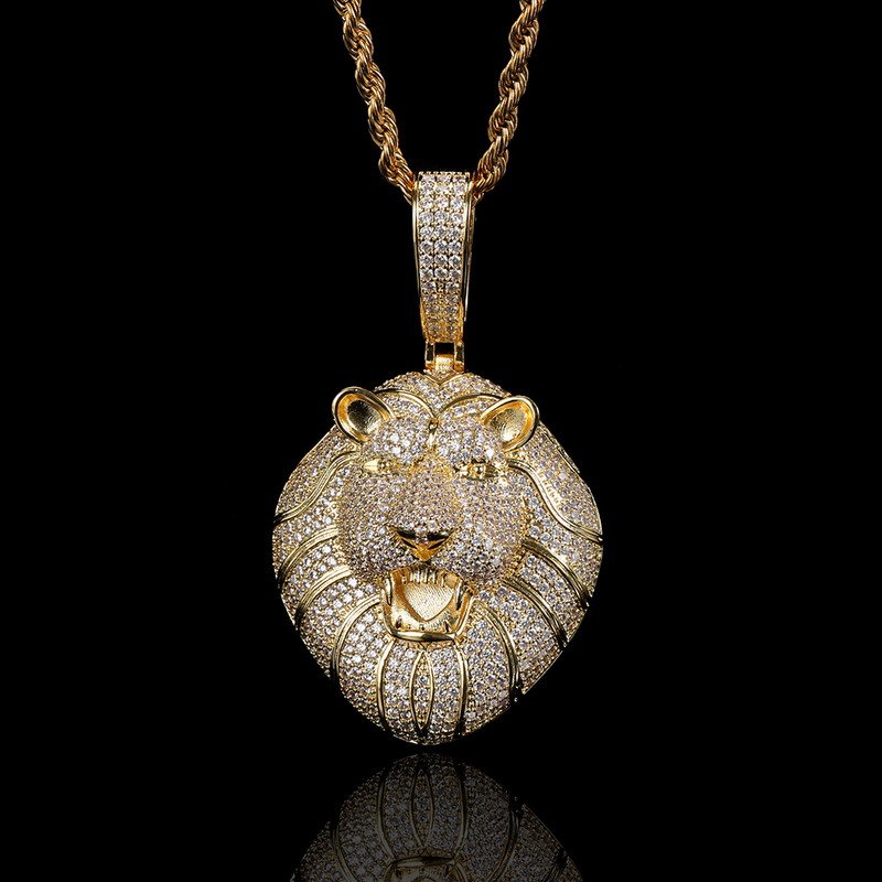 Fashion Lion Men's Brass Jewelry - Image 2