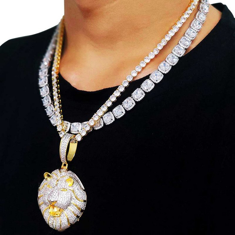 Fashion Lion Men’s Brass Jewelry-VENUSACC Fashion Lion Men’s Brass Jewelry-VENUSACC