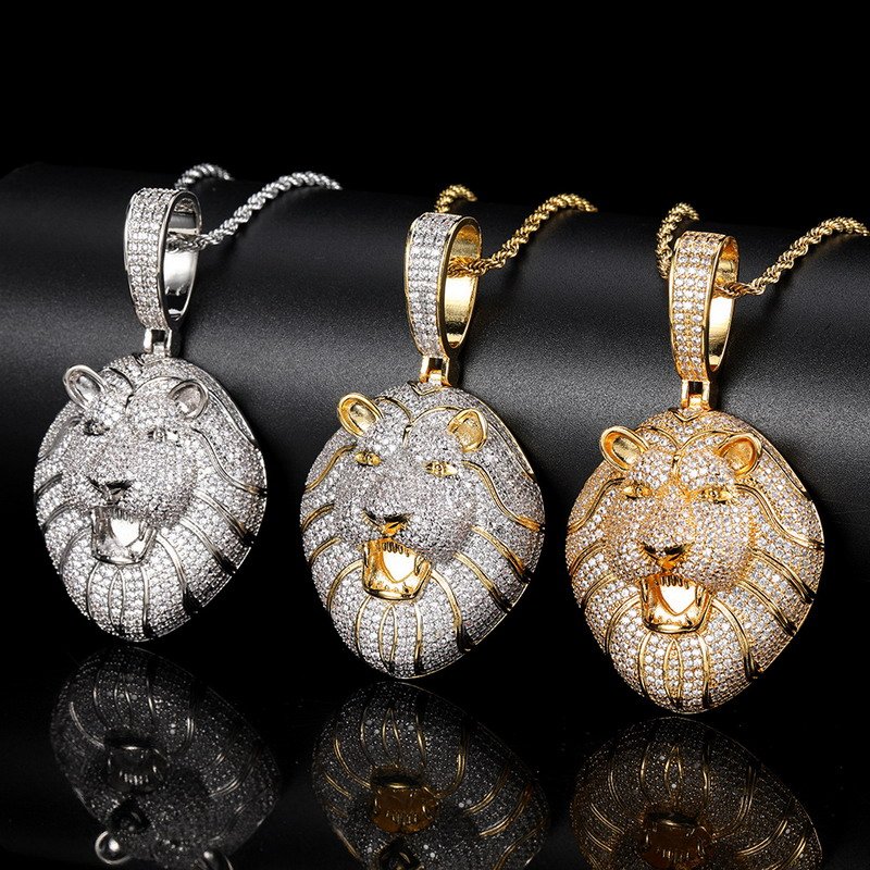 Fashion Lion Men’s Brass Jewelry-VENUSACC Fashion Lion Men’s Brass Jewelry-VENUSACC