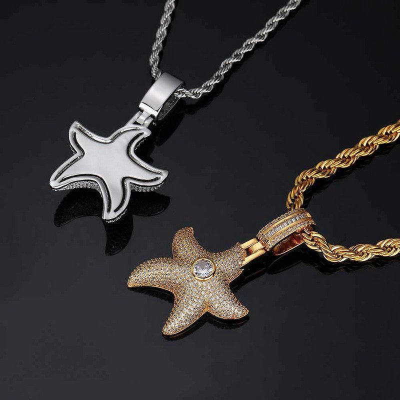 Fashion Starfish Men's Brass Jewelry - Image 2
