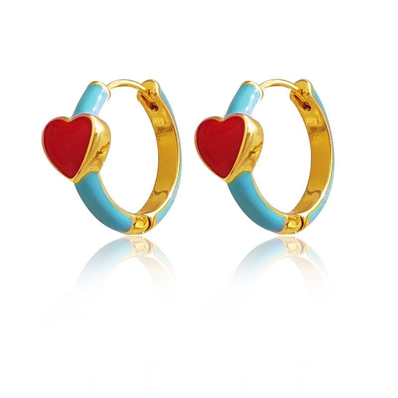 Venusacc Zinc Alloy Fashion Heart Earrings