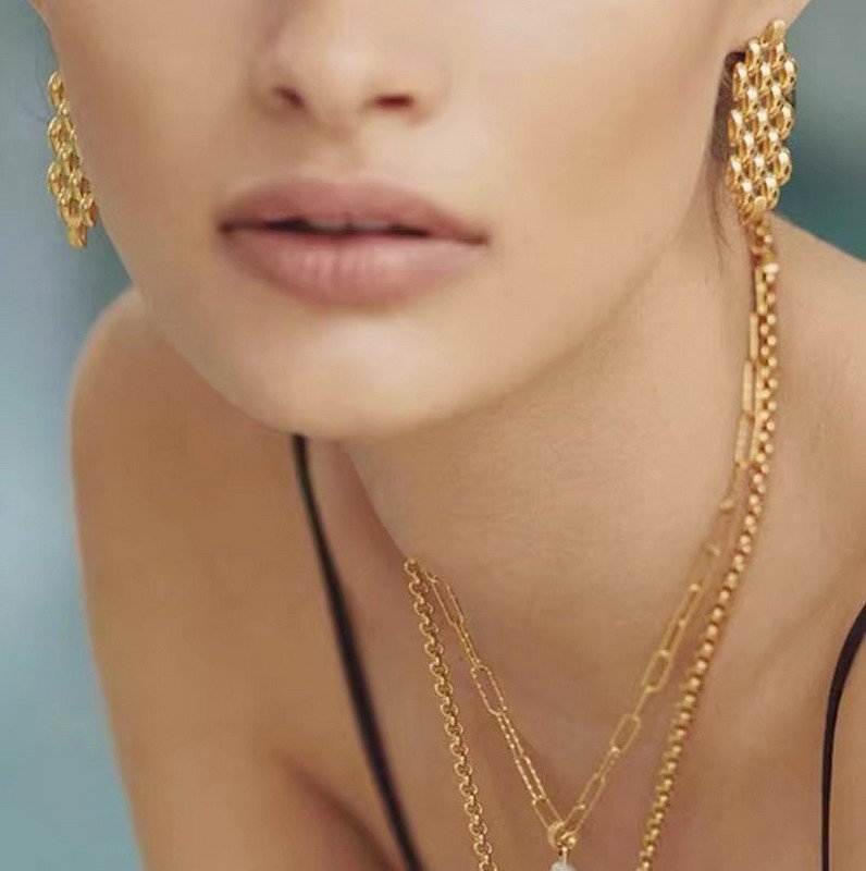 Venusacc Fashion Anti Gold Plated Earrings-VENUSACC Venusacc Fashion Anti Gold Plated Earrings-VENUSACC