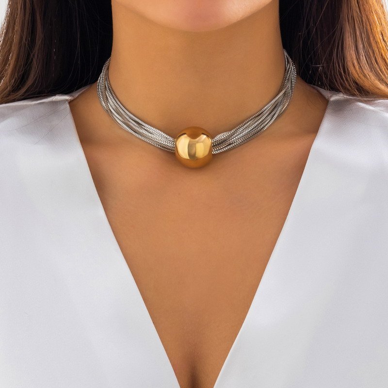 Venusacc Fashion Gold Plated Necklace-VENUSACC Venusacc Fashion Gold Plated Necklace-VENUSACC