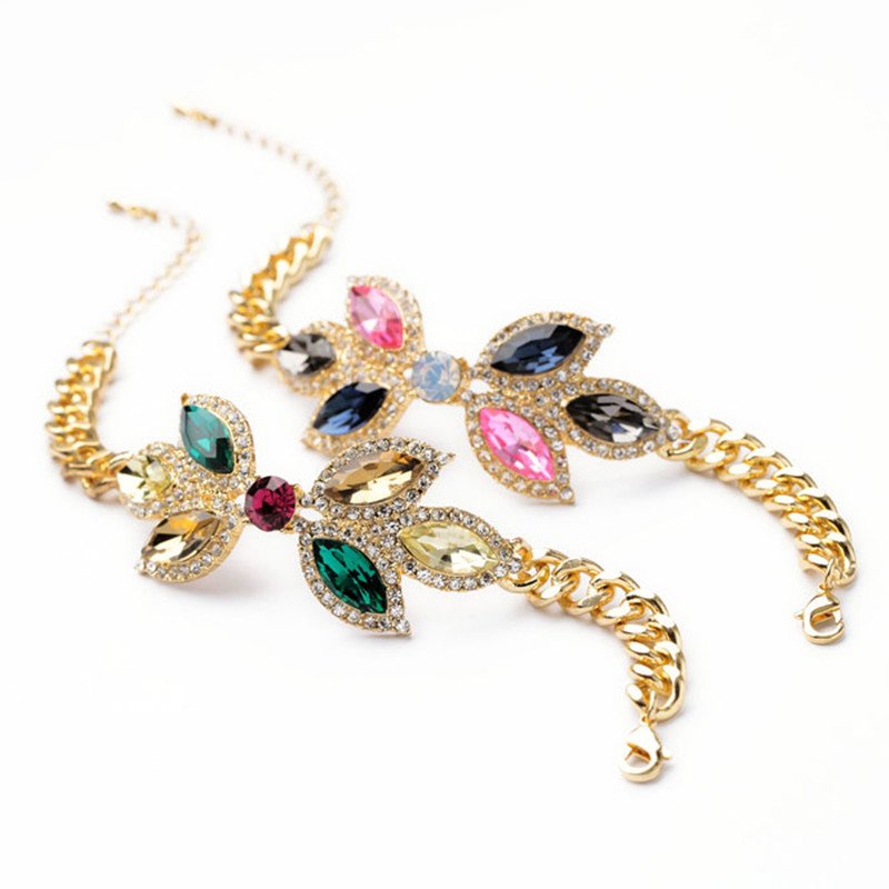 Multi-colored Gemstone Bracelet-VENUSACC Multi-colored Gemstone Bracelet-VENUSACC