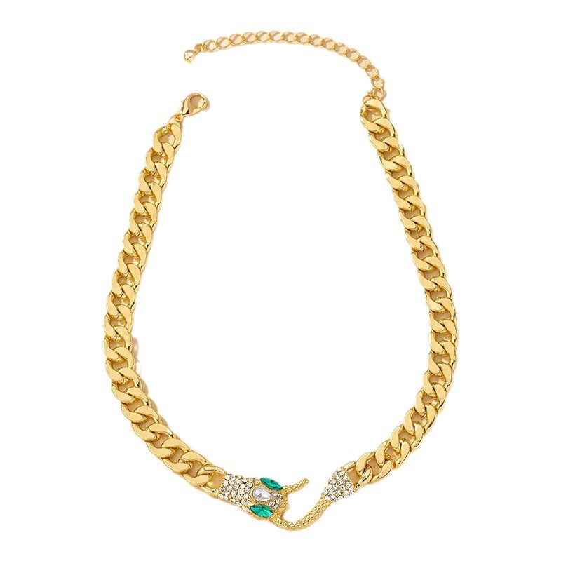 Venusacc Snake Gold-Plated Necklace