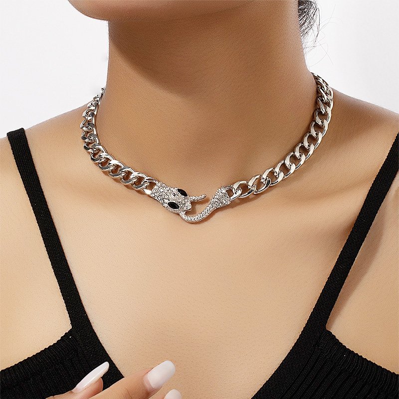 Venusacc Snake Gold-Plated Necklace - Image 3