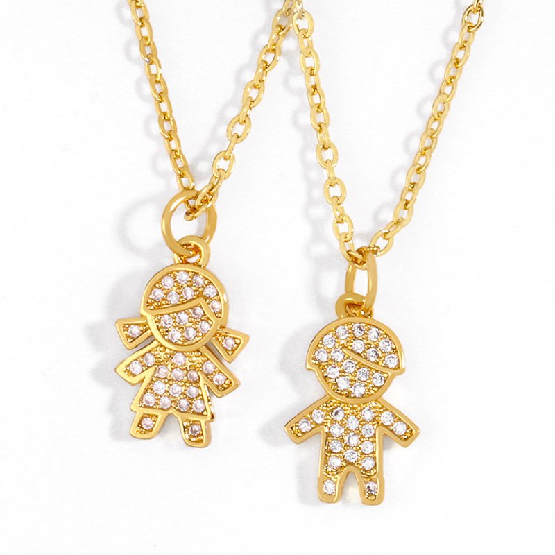Venusacc Girl & Boy Couple Pendant - Image 4