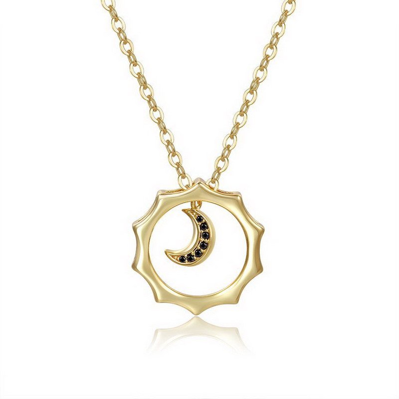 Sun Moon Necklace Pendant