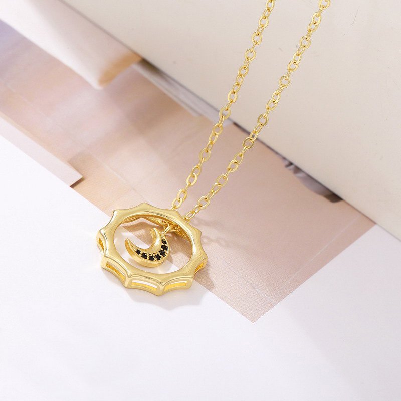 Sun Moon Necklace Pendant - Image 2