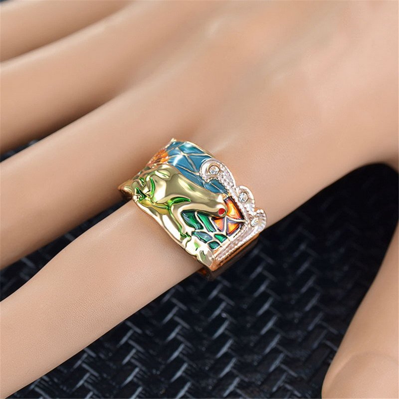 Venusacc Vintage Enamel Ring - Image 3