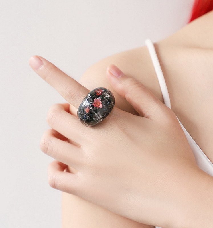 Venusacc Romantic Resin Ring-VENUSACC Venusacc Romantic Resin Ring-VENUSACC