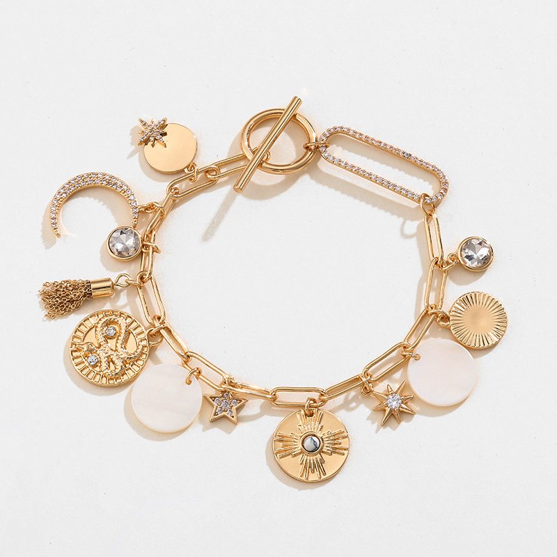 Fashion Star Moon Coin Jewelry Set - Image 2