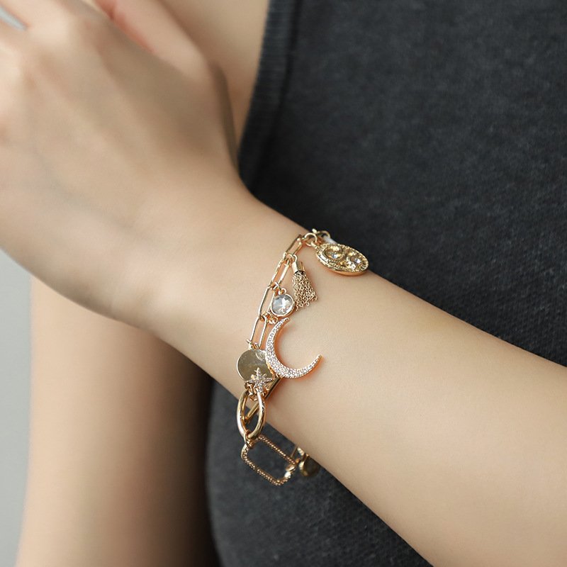 Fashion Star Moon Coin Jewelry Set - Image 3