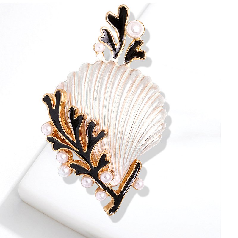 Fashion Shell Coral Customized Brooch - Image 2