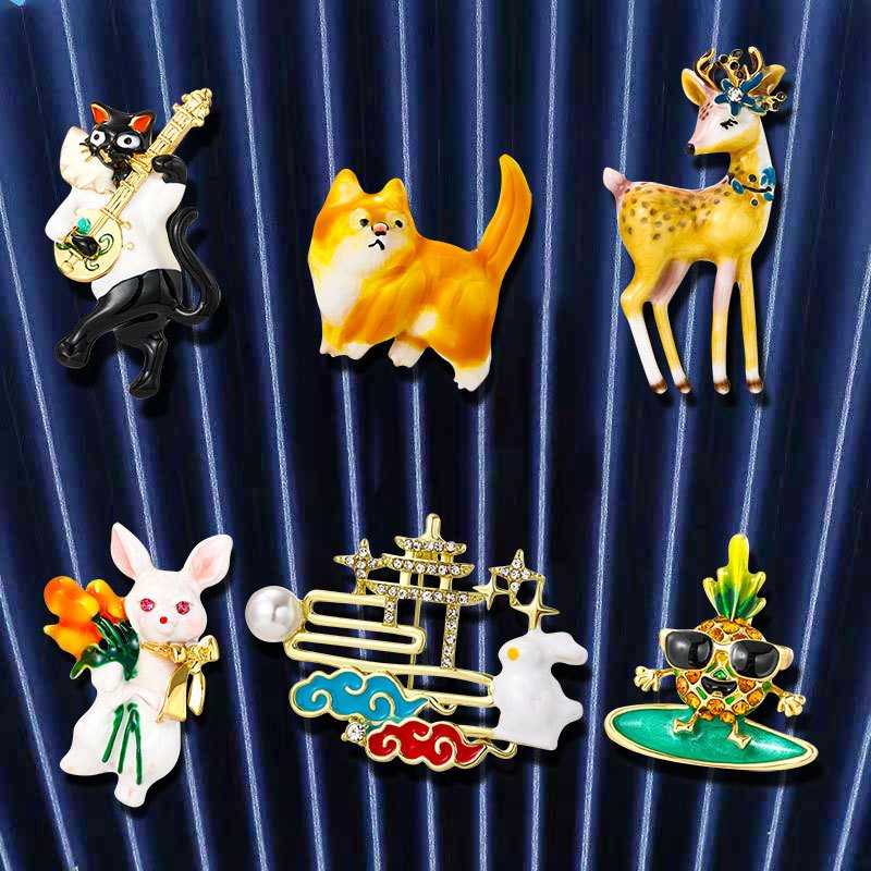 Fashion Colorful Enamel Creative Brooch