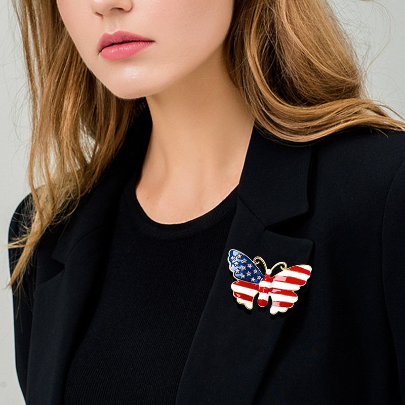 Fashion Enamel Butterfly Brooch - Image 3