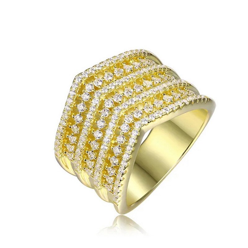 Crown Zirconia CZ Sterling Silver Ring