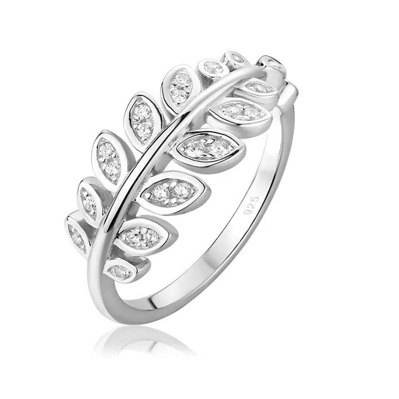 Creative Leaf 925 Sterling Silver Ring