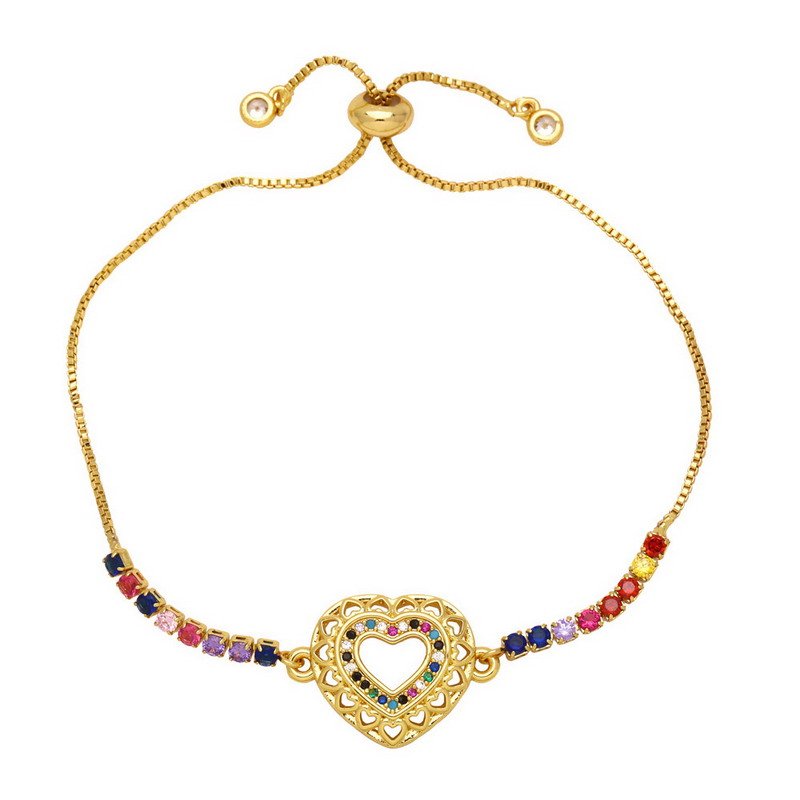 Fashionable Delicate Brass Butterfly Bracelet - Image 2