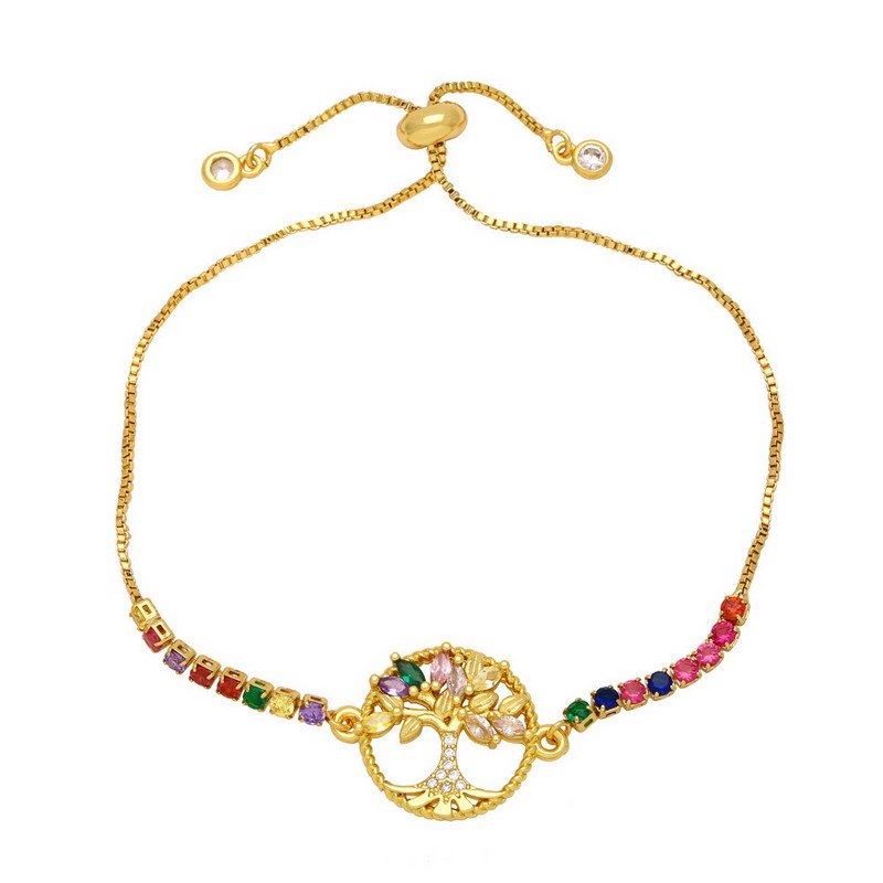 Fashionable Delicate Brass Butterfly Bracelet - Image 3